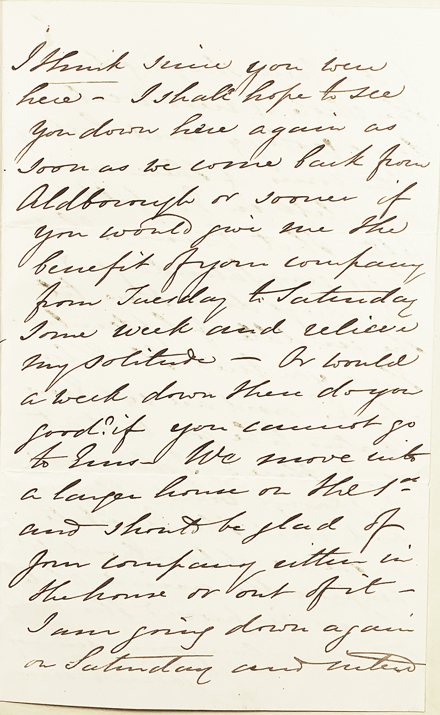 Evans/Fairholt Second Letter Page 3