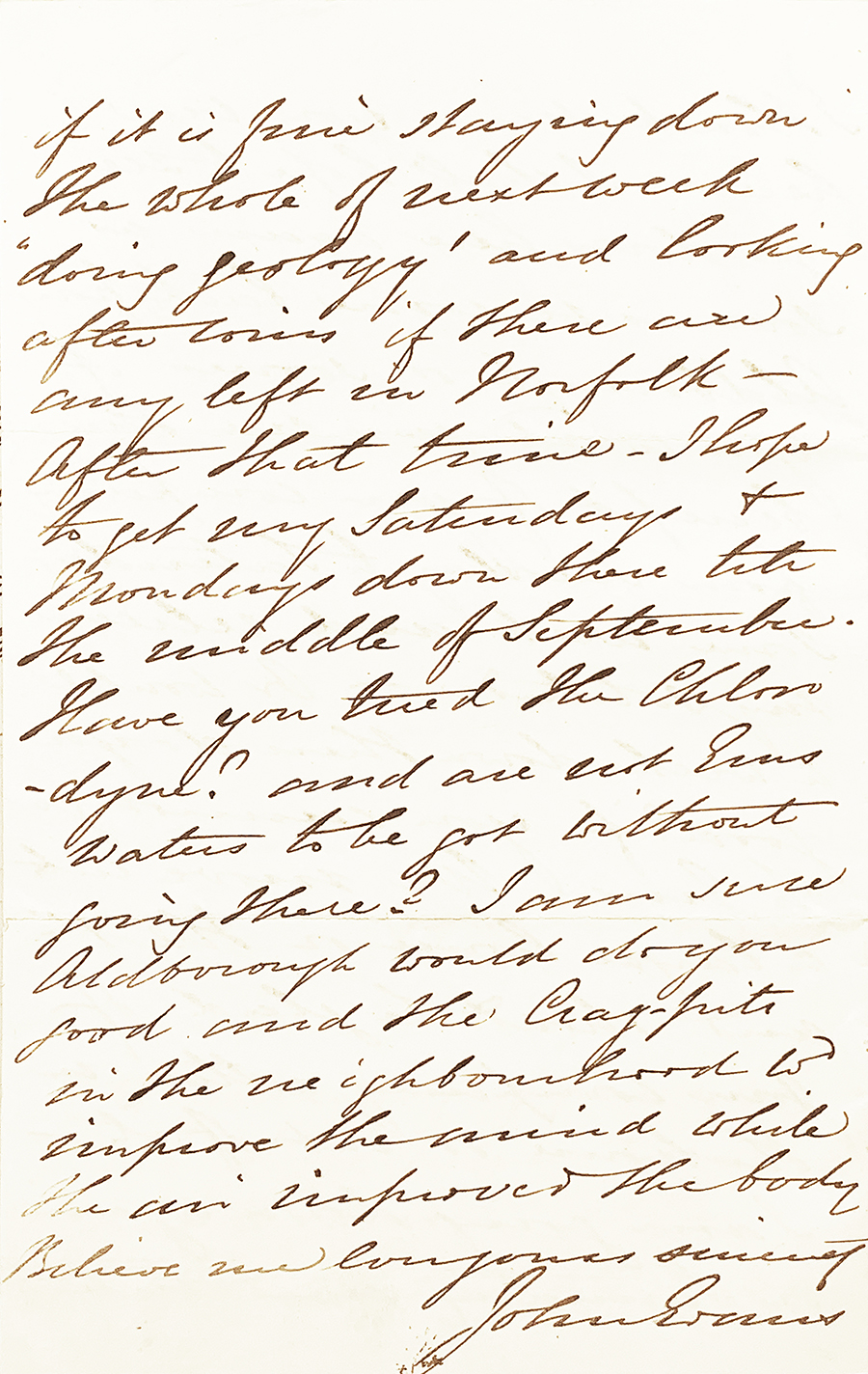 Evans/Fairholt Second Letter Page 4