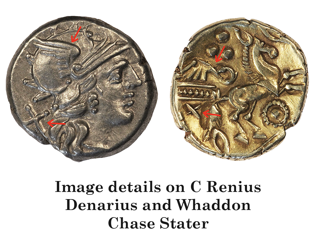 C Renius Denarius and Whaddon Chase Stater