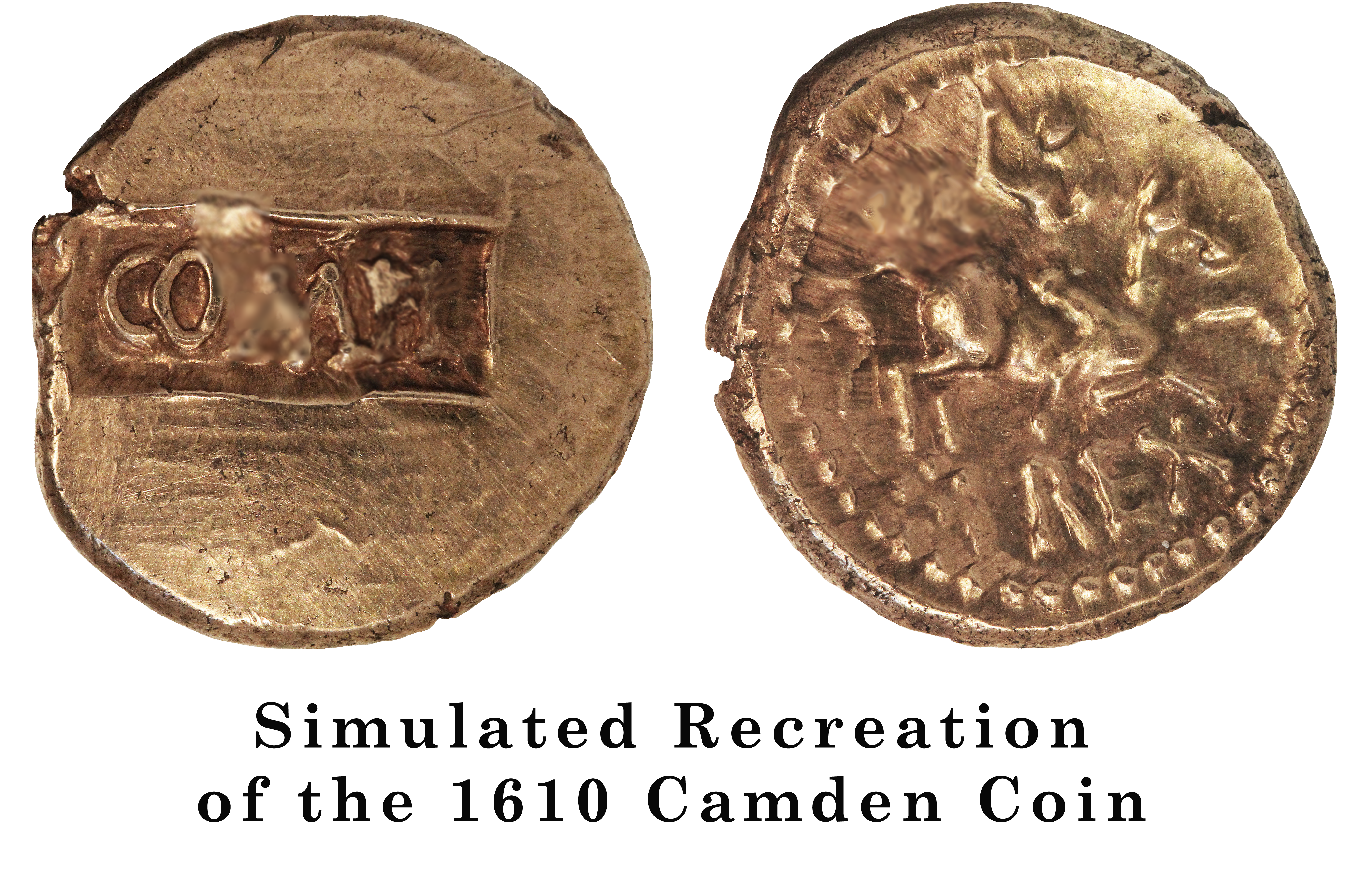 Simulated Recreation of the 1610 Camden Coin
