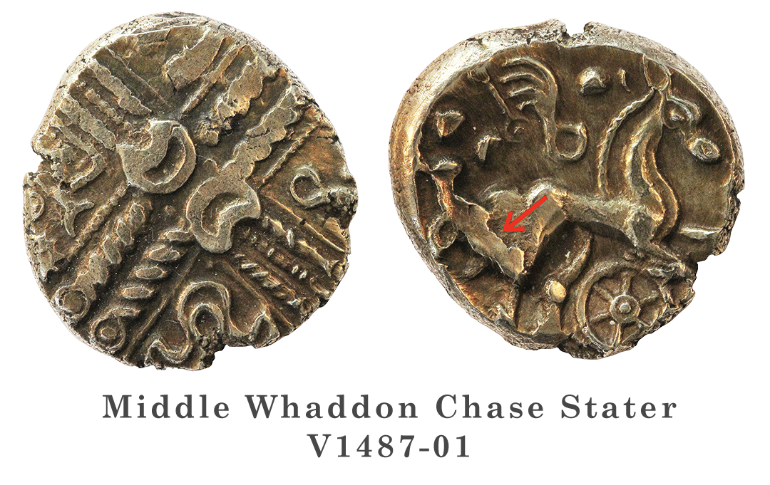 Middle Whaddon Chase Stater with reverse die damage